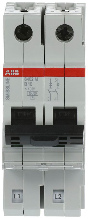 Leitungsschutzschalter SMISSLINE TP S 2×10A B 10kA