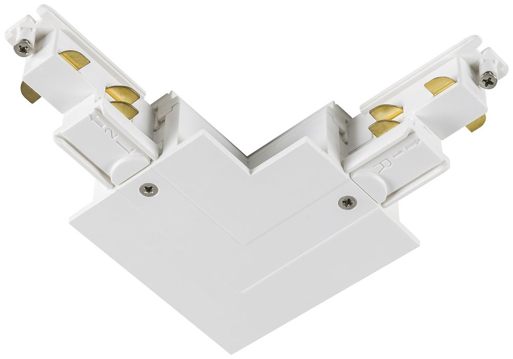 L-Verbinder SLV S-TRACK DALI 5-polig Erdung rechts weiss