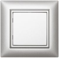 AP-RF-Taster ALADIN EnOcean EDIZIOdue, 1-fach, hellgrau