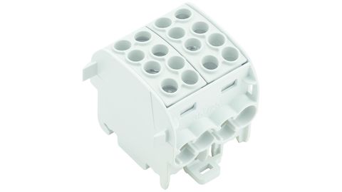 Blocs répartiteurs Weidmüller, 35 mm², pour rail DIN TH35