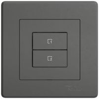 Poussoir scènes ENC EDIZIO.liv Wiser SNAPFIX® 2 scènes 2 touches grf