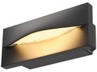EB-LED-Wandleuchte SLV ADI LED, 15.4W 940lm 3000K IP55 anthrazit