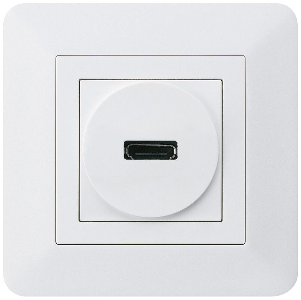 UP-Anschlussdose kallysto.trend HDMI mit Schraubanschluss weiss