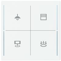 Couverture de poussoir ABB SIDUS touch configurable