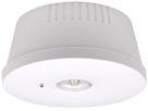 Lampada di emergenza ESYLUX ELH-2 1.5W 120lm 6000K 3h Ø123×57.5mm bianco
