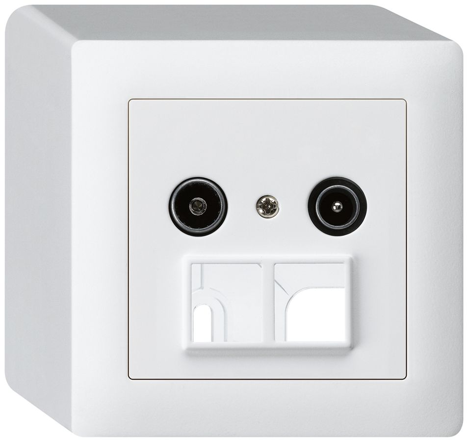 AP-Antennendose R/TV HMS kallysto 14dB weiss