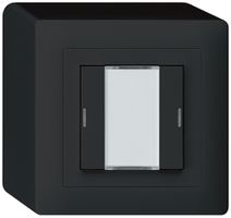 AP-Taster kallysto KNX 2×schwarz RGB LED s/e-link