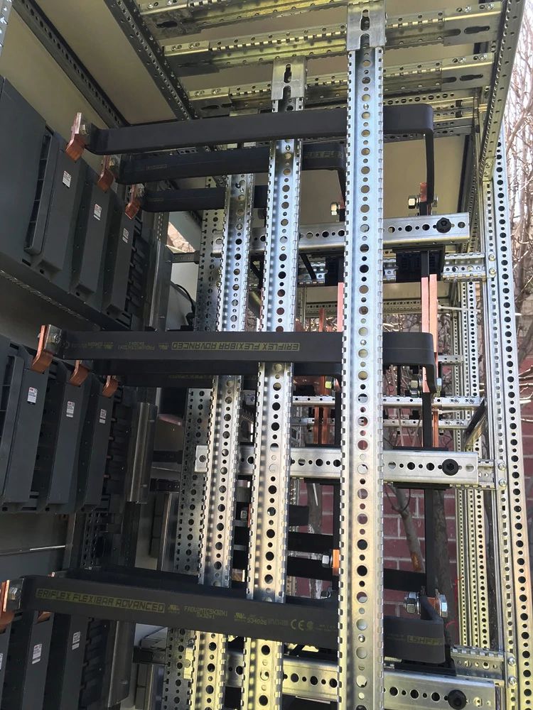 Erdungsband lamelliert Flexibar Advanced 400A 96mm² 24×1mm 2m E-Cu