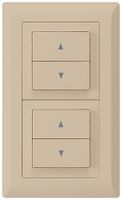 Combinaison ENC kallysto.line grd.I-I verticale 2×interr.stores beige