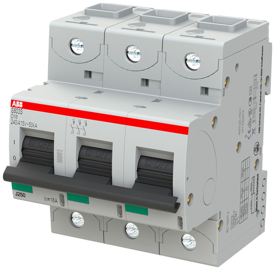 Leitungsschutzschalter ABB S803S-D 16A 50kA