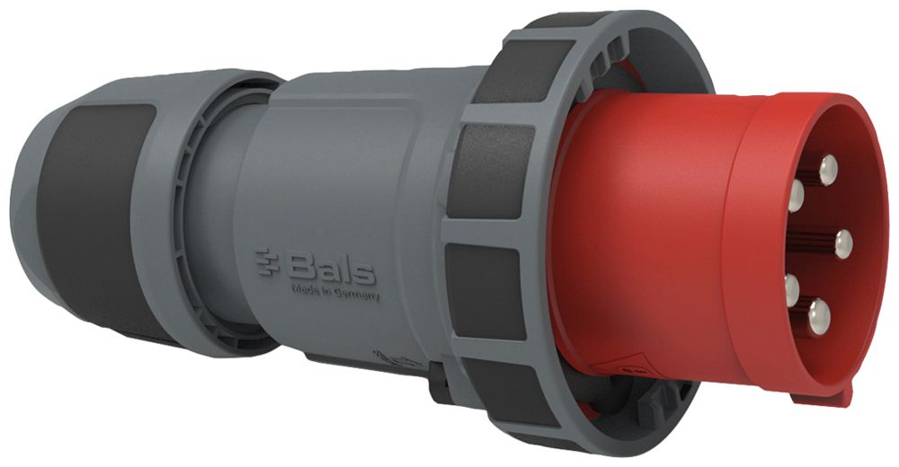 Stecker CEE Bals INNOLINQ-Design 5P 125A 400V rot 6h IP67 Schraubklemme