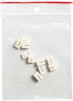 Seitenbaustein 10 Stk EDIZIOdue weiss mit LED