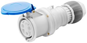 Kupplung CEE Gewiss 309 HP 5P 63A 200…250V bl 9h IP44 Schraube