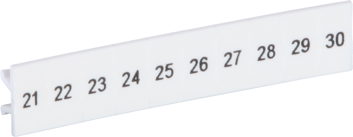 Ruban Zack ZB 21…30 blanc impression horizontale à 10 étiquettes 5mm