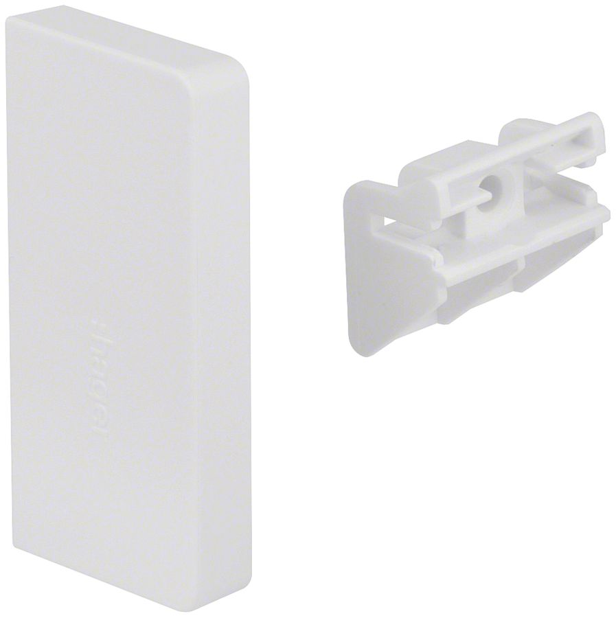 Endstück tehalit SL20055 mit Teppichleiste, verkehrsweiss