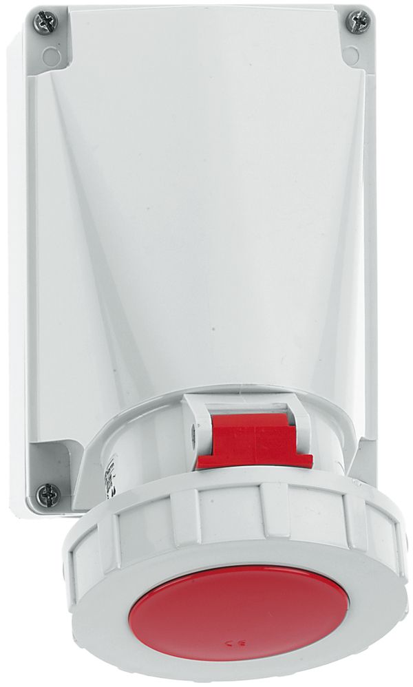 Prise AP CEE Bals 5P 63A 400V 6h rouge IP67 nick.bornes à vis