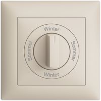 Frontset Sommer-Winter-Sommer-Winter EDIZIOdue 88×88mm crema