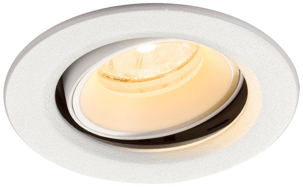 Downlight LED SLV NUMINOS MOVE XS 6.9W 1000lm 4000K NB DALI Ø80×53 blanc