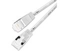 Cavo patch SLIM: 1.5m, bianco, 60 pezzi  Cat.6A, U/FTP, jack non infrangibile