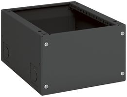 Zoccolo Hager univers 200×300×400mm per armadio FR nero RAL 9005
