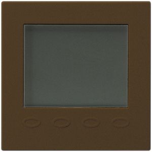 Termostato ambiente Hager kallysto A con display marrone