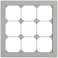 UP-Abdeckrahmen EDIZIO.liv SNAPFIX® 3×3 216×216mm hgu