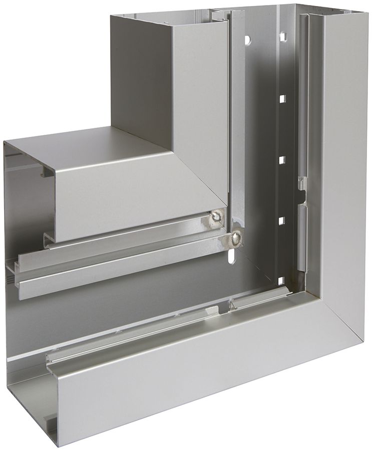 Flachwinkel Hager BRA 85170 alu