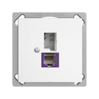 EB-Dose T+T 6P/1×RJ45 DSL-Breitband EDIZIOdue weiss