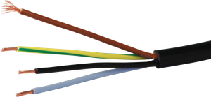 Kabel Td 4×1.5mm² 3LPE schwarz Eca