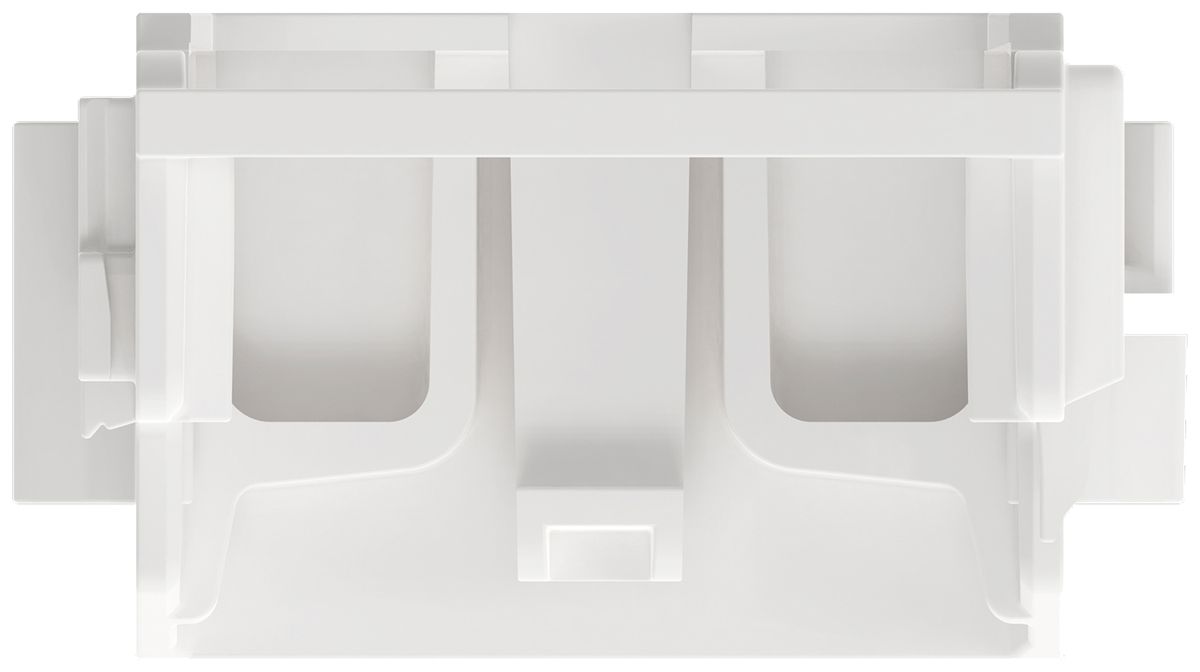 Adattatore di fissaggio WAGO s.scarico di trazione p.10×4mm² DIN35 bi