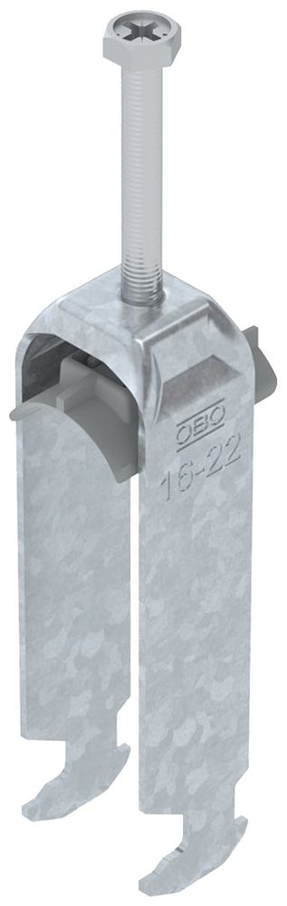 Fixation rapide BET 2056 pied à H mat.synthétique 16…22mm 3×câble acier Zn-ch-im