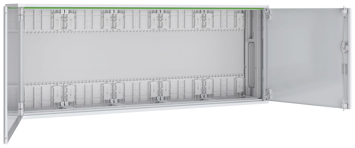Coffret mural PrismaSeT XL IP44 a.porte 1300×500×210mm 5 champs 3 rangées