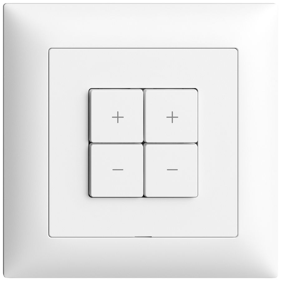 UP-Bedienaufsatz zu Dimmer EDIZIOdue Wiser 2K 4T ws