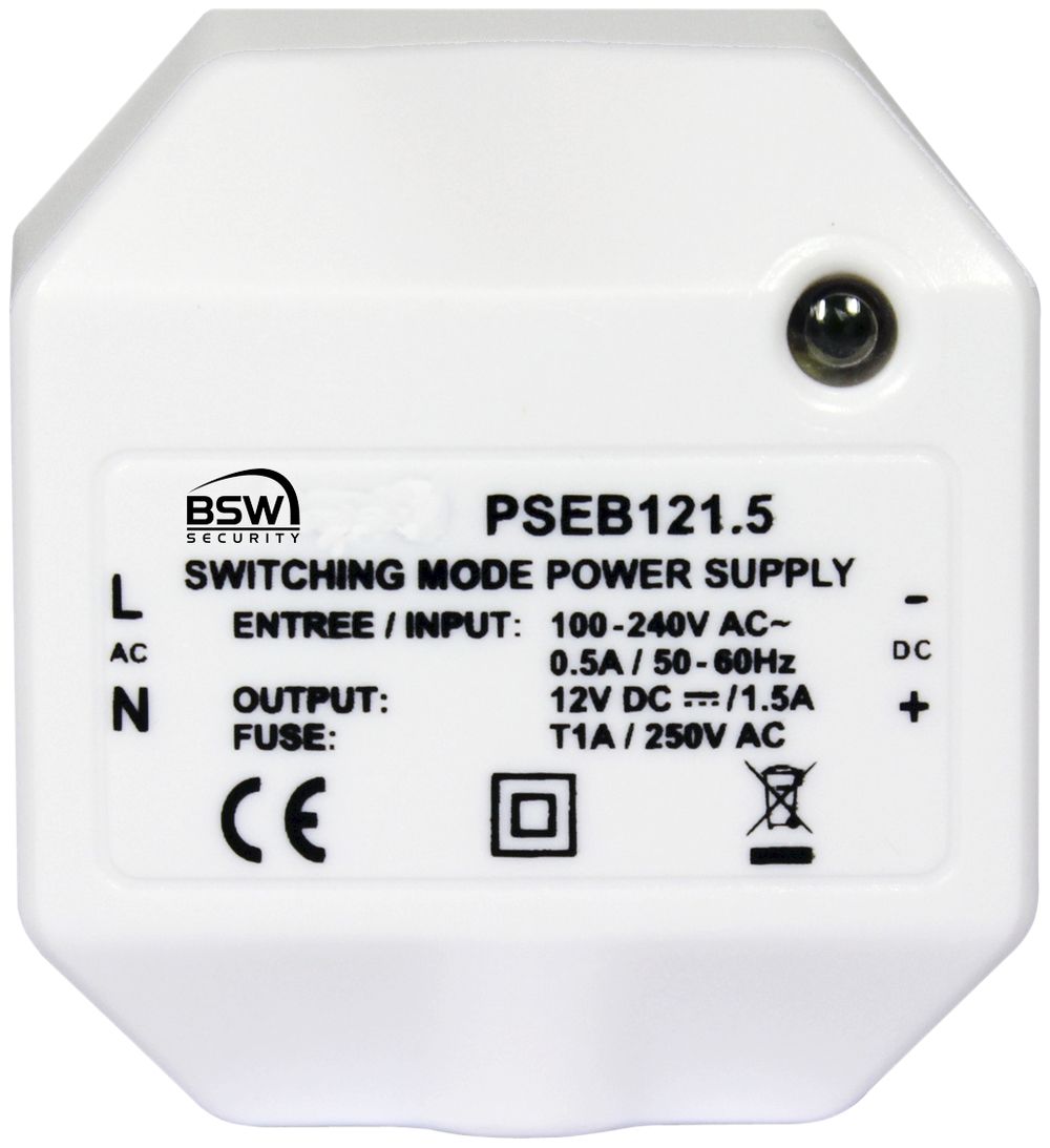 Alimentazione INC BSW 12VDC 1.5A