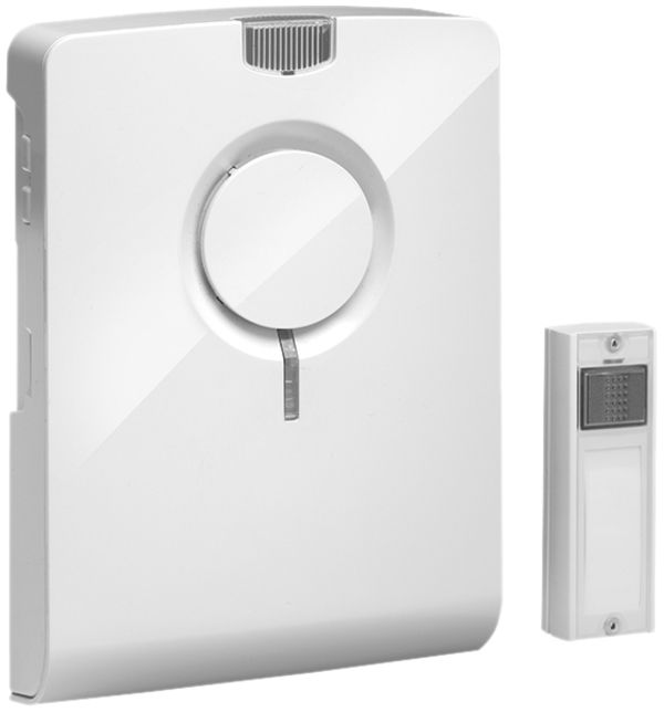 Kit campanello RF AP Grothe MISTRAL 350 4×1.5V batterie, bianco