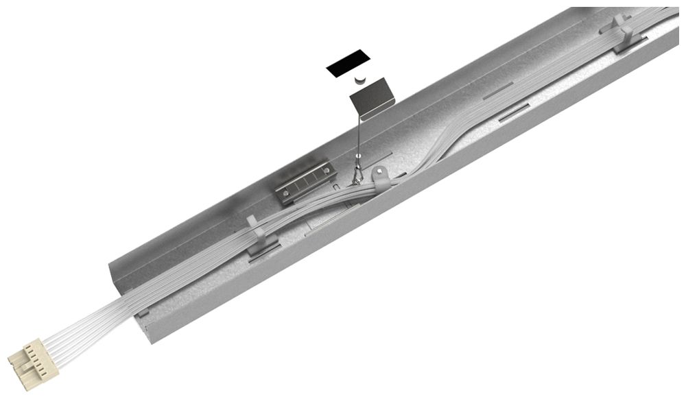 Insert lumineux LED DOTLUX LINEAfix 60W 10000lm 850 1530mm aluminium