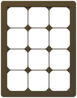 UP-Abdeckrahmen kallysto.trend 4×3 braun 274×214mm