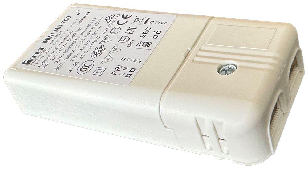 LED-Betriebsgerät Elektrogros MINI MD 11.2…20W 16…28V 700mA DIM