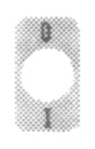Plaquette indicatrice Novitronic AL 0-1