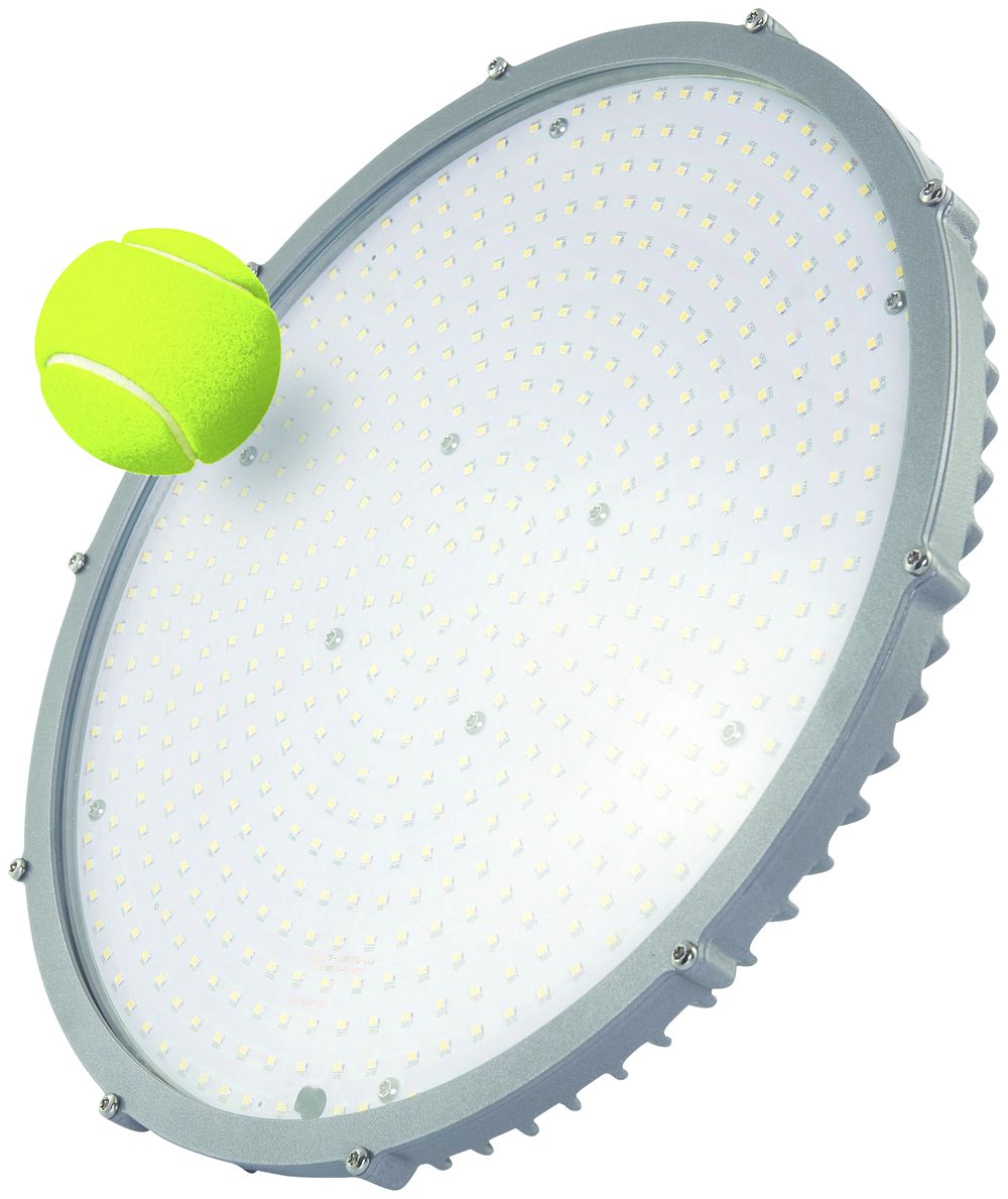 Proiettore capannone LED DOTLUX LIGHTSHOWERevo-satin 55W, 5000K, dimmerabile