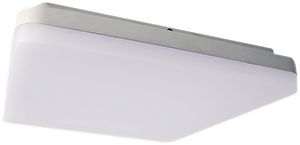 LED-Decken-/Wandleuchte SLICE SQUARE 4 38W, 3000K, 2600lm, dimmbar, silber