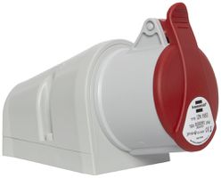 AP-Wandsteckdose Brennenstuhl CEE 16A 3L+N+PE 400V 6h rot 162×78×106mm IP44