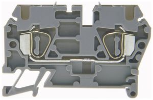 Durchgangs-Reihenklemme Woertz Ex 0.2…2.5mm² 20A 600V Federzugansch.2×1 TH35 gu