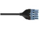 Anschlussleitung Woertz 49345/C2 5×1.5mm² 250V 16A 8m bl Buchse-Stecker Cca