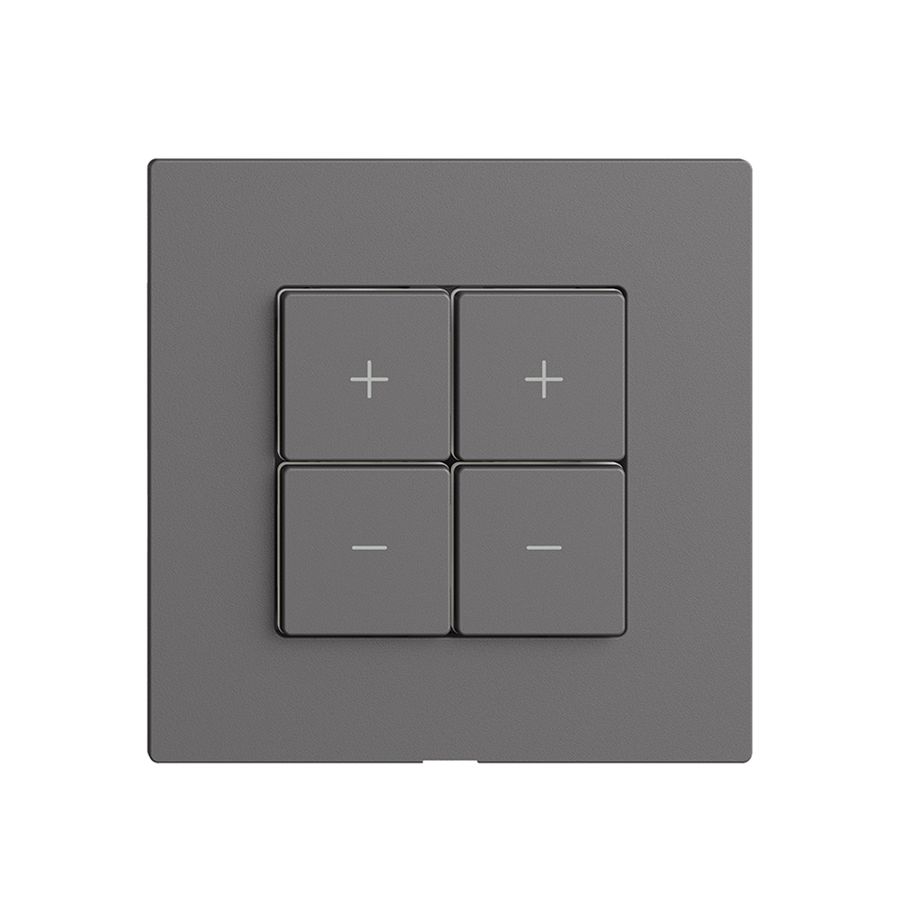 Bedienaufsatz zu Dimmer 2K/4T Edue Wiser dunkelgrau