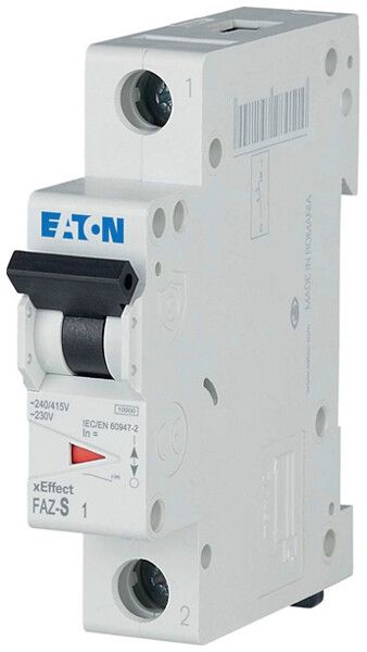 Disgiuntore Eaton FAZ-S10/1 1P 230V S 10A 1UM