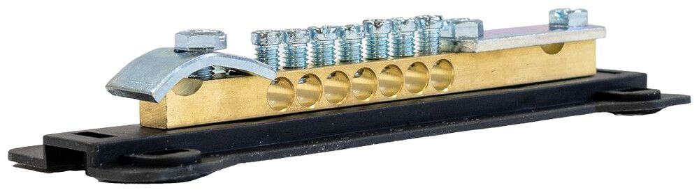 Potenzialausgleichschiene Plica Messing 188×52×44.5mm sz