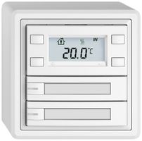 Poussoir RTH AP EDIZIO.liv SNAPFIX® a.RGB-LED étiqu.2×touches comm.1T bc