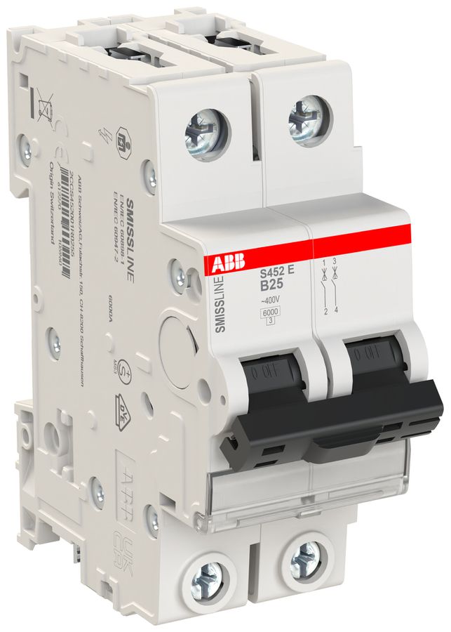 Disjoncteur SMISSLINE CLASSIC 2×25 B 6kA