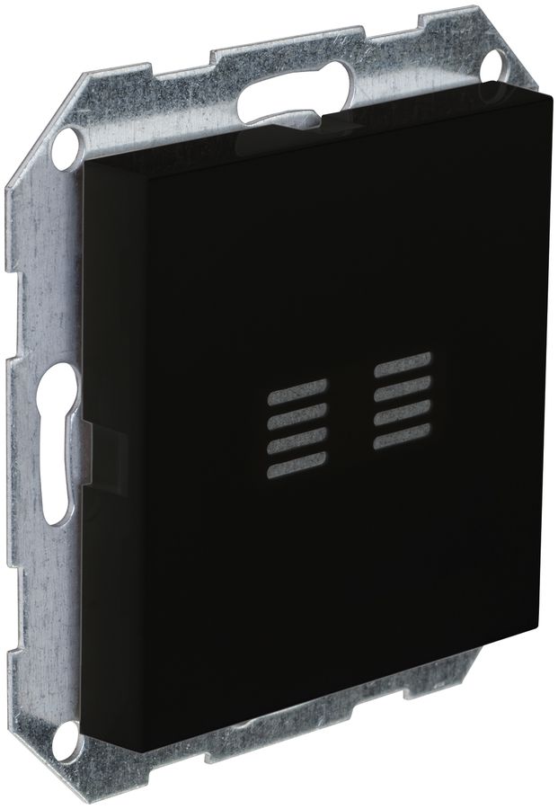 EB-Feuchte-/Temperatursensor für u::Lux Switch, 55×55mm, schwarz
